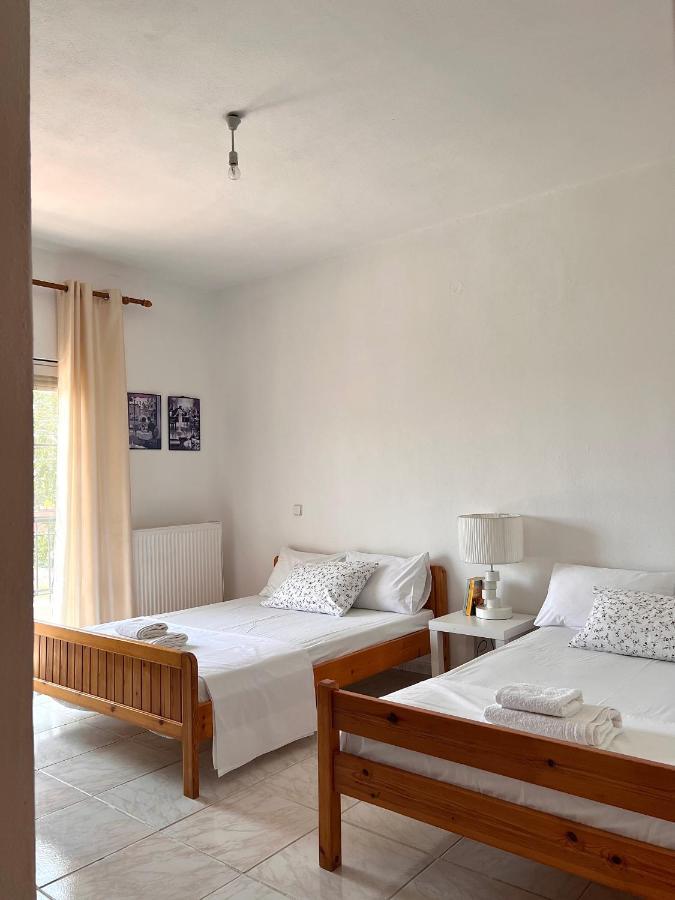 Dimitra House Entire Apartment With Balcony And View Pherrai Bagian luar foto