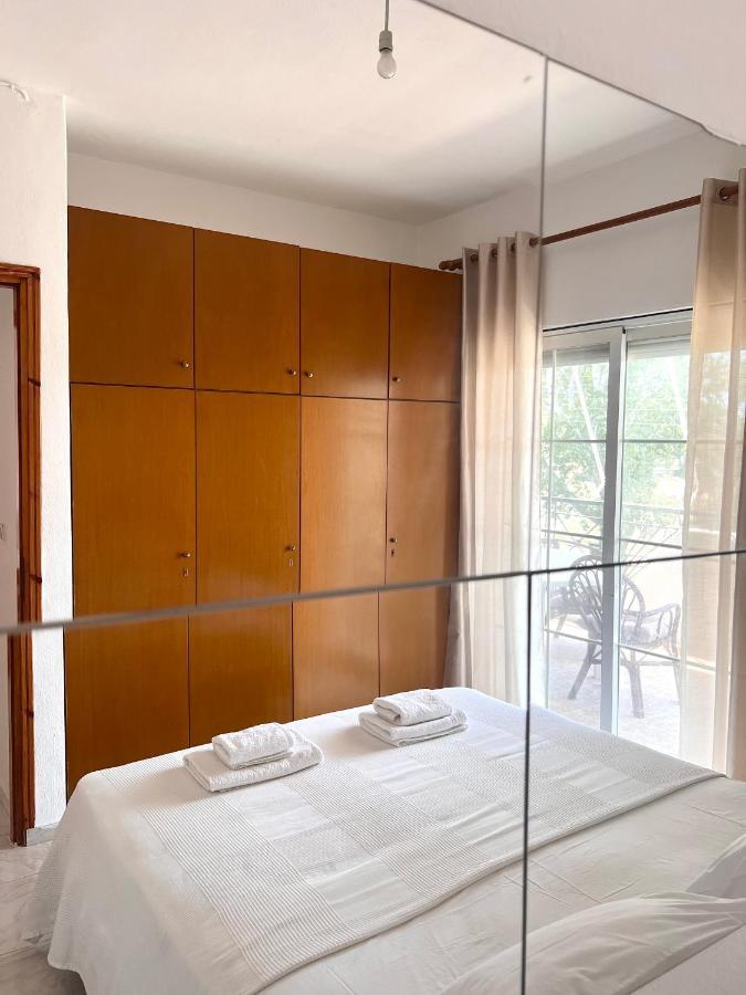 Dimitra House Entire Apartment With Balcony And View Pherrai Bagian luar foto